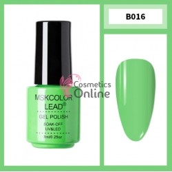Oja Semipermanenta MSKCOLOR LEAD Soak Off UV/LED Cod 016 Spring Green + 1 Pigment oglinda Cadou